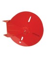 24-inch circular hose reel, for 150 ft rack fire hoses or 100 ft single-jacket hoses.