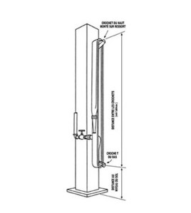 Taraton anchor system for fire hoses