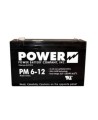 Battery 6 V 12 Ah 72 W for emergency lighting unit