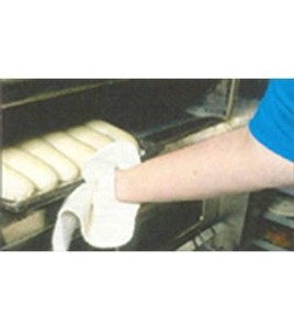 12 in long Cool Grip® heavy-duty terry cloth bakers pad. ASTM/ANSI heat resistance level 4. Sold per half dozen.