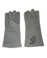 18 in long Endura® side-split cowhide welding glove with level 2 heat resistance. Large one-size-fits-all, sold in pairs.