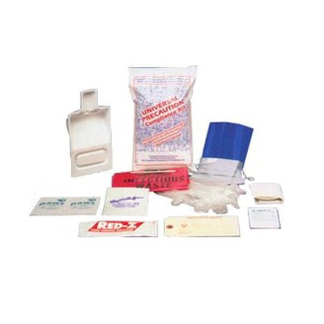 Trousse de nettoyage de liquides corporels.