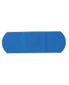 Blue plastic detectable bandages, 2.5 x 7.5 cm (1 x 3 in), 100/box.