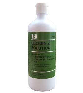 Dexidin 2 antiseptic solution, 450 ml.