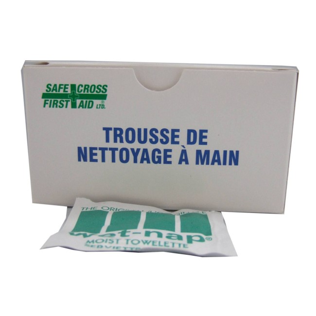 Lingettes nettoyantes pour les mains, 12/bte.