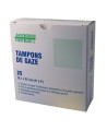 Sterile gauze pads, 4 x 4 in, 25/box.