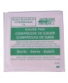 Sterile gauze pads, 4 x 4 in, 100/box.