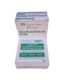 Sterile gauze pads, 3 x 3 in, 25/box.