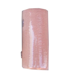 Beige elastic support bandage, 10 cm X 5 m (4 in X 16 ft)