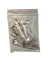 Safety pins, assorted sizes, 12/pkg.