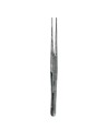 Dressing tweezers (forceps), 5 1/2 in (14 cm).