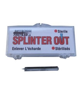 Sterile single-use splinter removers, 3 in (7.6 cm), 20/box.