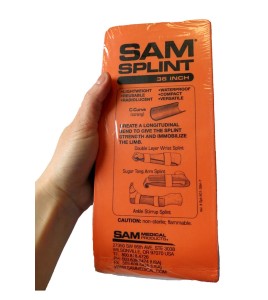 SAM Splint multipurpose foam splint with aluminium core, 36 in (91.4 cm).