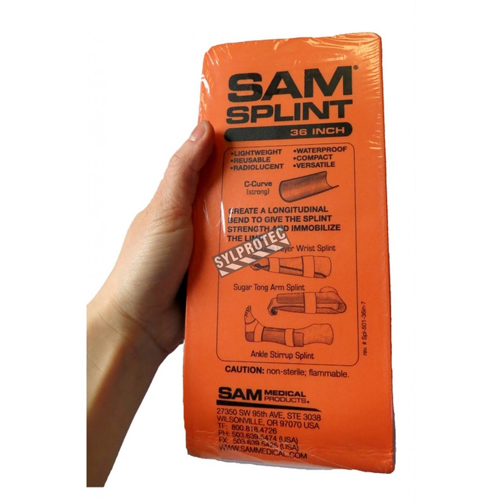 Sam Splint Multipurpose Foam Splint With Aluminium Core 36 In 91 4 Cm