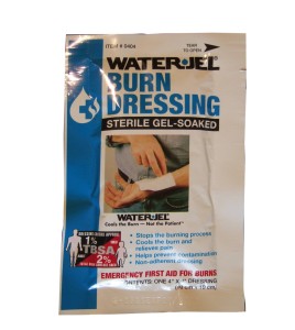 Water Jel sterile burn dressing, individually packed, 4 x 4 in.