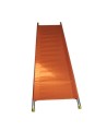 Stretcher folding in two, 206 x 55 x 14 cm (81 x 21.5 x 5.5 in).