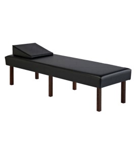 Lit d'examen avec matelas en vinyle, 61 x 183 x 46 cm (24 x 72 x 18 po).