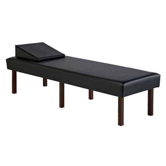 Examination table with vinyl mattress, 61 x 183 x 46 cm (24 x 72 x 18 po).