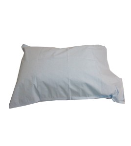 Disposable tissue pillowcases with polyester backing, 25/pkg.