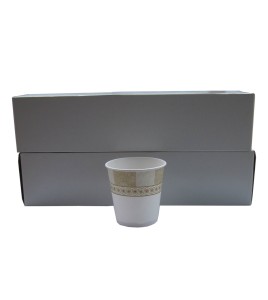 Disposable paper cups, 88 ml, 100/pkg.