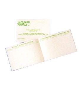 Report booklet for workplace accidents, incidents and illnesses, for first aid.