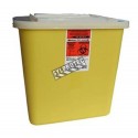 General purpose sharps waste container, 7.6 L (2 US gallons).