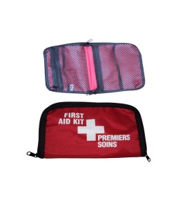 Small soft pack for first aid kit, for belt.