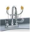 Faucet eyewash station for laboratories, certified ANSI Z358.1-2009.