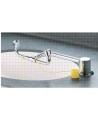 Pivoting eye wash for laboratory sink, certified ANSI Z358.1-2009.