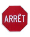 Stop sign road signs, one side, 24 inches X 24 inches.