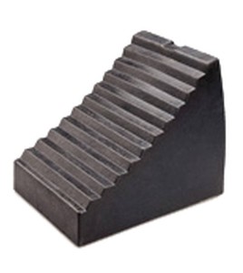 Rubber Wheel Chock Highly resistant to abrasion, impacts,corrosion, sun, salt, ozone and oil.