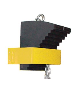 Wheel Chock Wall Bracket Sturdy metal construction painted in yellow. Prevents loss of chock