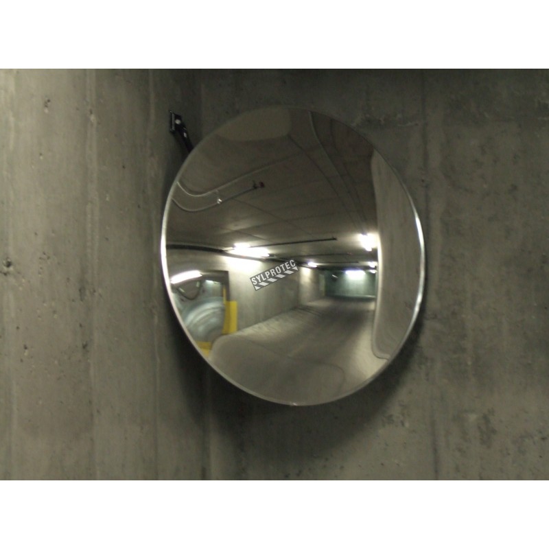 Miroir Convexe Circulaire Sur Bras Ajustable A Champ De Vue De 100