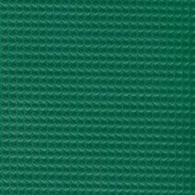 14 oz. vinyl-poly green, sold by square foot, for general uses at normal ambient temperatures