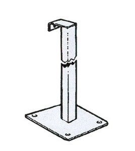 2 in X 2 in. extra durable post, length to be specifed.