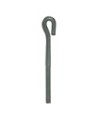 3/8" threaded rod with hook, 6-3/4" long