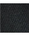 Chevron entrance carpet, 5/16 in made of charcoal gray polypropylene.