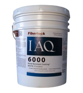 IAQ 6000™ mold resistant coating based on titanium dioxide & heavy-duty alcohol to prevent mold growth. 5 gal US containers.