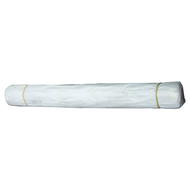 High density white fireproof polyethylene 6 mils thick sheet roll. Ideal for fixing containment area for abatement. 12'x100'