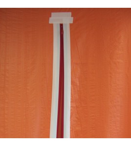 Set of 2 7'(2.1 m) long zipper to seal the entrance of containment area without limiting the flow. Set includes hooks & knife