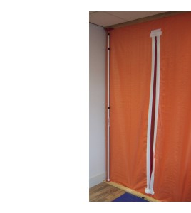 Set of 2 7'(2.1 m) long zipper to seal the entrance of containment area without limiting the flow. Set includes hooks & knife