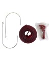 Set of 2 7'(2.1 m) long zipper to seal the entrance of containment area without limiting the flow. Set includes hooks & knife