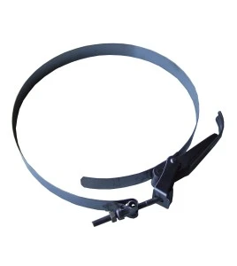 Hose clamp of a diameter of 10 in designed for PREDATOR 750 filtration systems