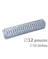 Conduit de ventilation souple, diamètre de 12 po, longueur de 25 pi (7.6 m), pour purificateurs d’air