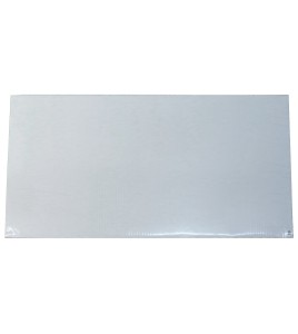 White tacky mat with 120 polyethylene disposable tacky sheets. Cleans shoe soles. 18"x 45”. 4 x 30 sheets.