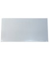 White tacky mat with 120 polyethylene disposable tacky sheets. Cleans shoe soles. 18"x 45”. 4 x 30 sheets.