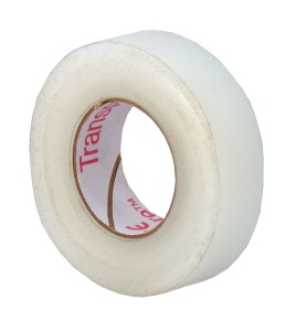 Transpore latex-free hypoallergenic adhesive tape, 0.5 in x 30 ft.