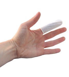 Latex finger cots, large, 288/box.