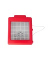 CATO™ red HDPE manual pull station cover with acrylic window, for flush-mounted pull stations.