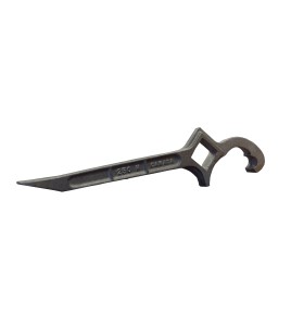 Combination spanner wrench key for fire hose and water valve, 1.5 to 3 inch